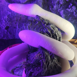 Deepleasure Gode long Ultra Snake 120 x 2.7cm Blanc